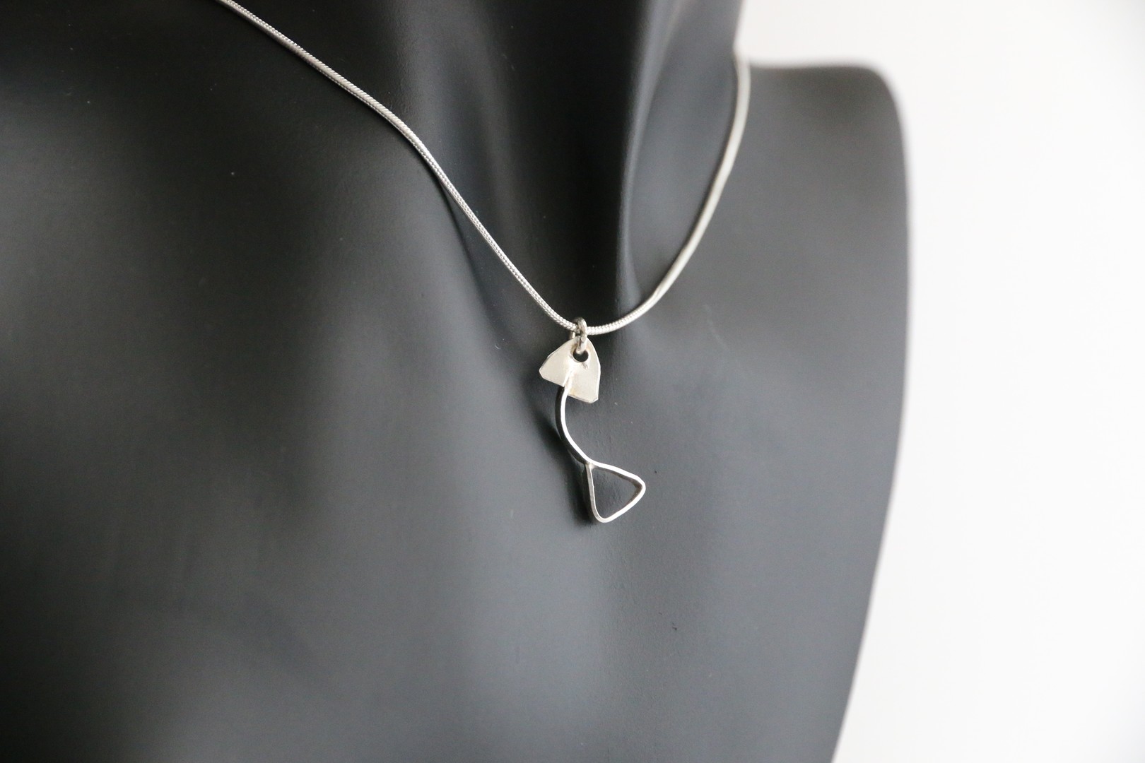 Silver Fishline Pendant